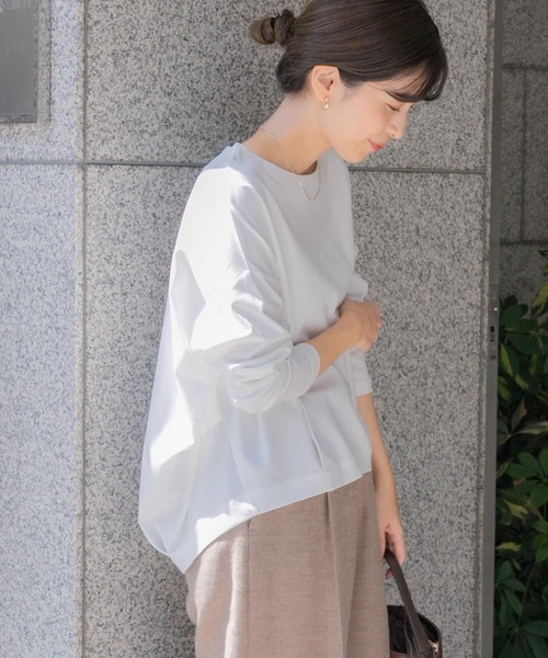 「URBAN RESEARCH DOORS」 長袖カットソー MEDIUM オフホワイト レディース
