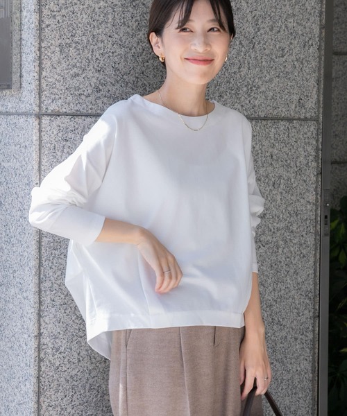 「URBAN RESEARCH DOORS」 長袖カットソー MEDIUM オフホワイト レディース