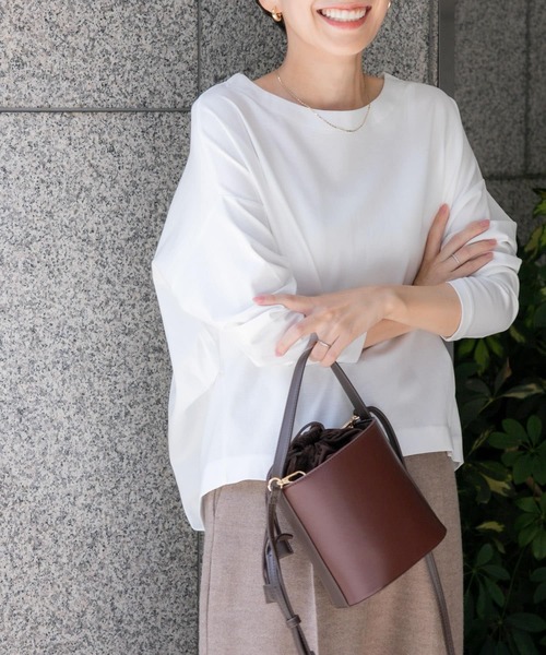 「URBAN RESEARCH DOORS」 長袖カットソー MEDIUM オフホワイト レディース