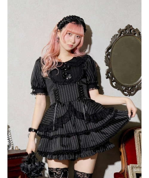NOEMIE（ノエミー） ワンピース ゴシックローズリボンティアード