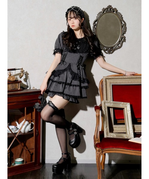 NOEMIE（ノエミー） ワンピース ゴシックローズリボンティアード