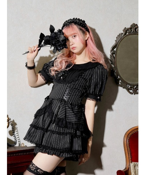 NOEMIE（ノエミー） ワンピース ゴシックローズリボンティアード
