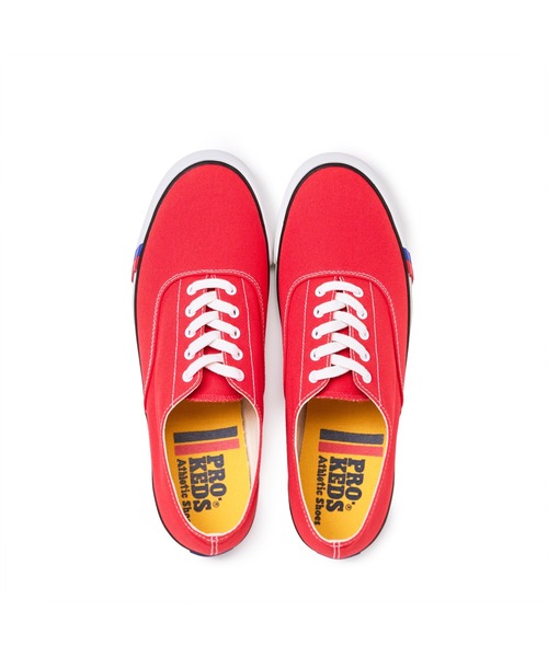 バ*プ様 デッドストック pro keds  plus 赤 9.5 コ PRO-Keds（プロケッズ） 撥水 ウォーキングシューズ スニーカー デッキ