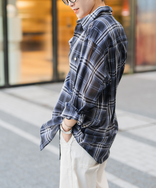 Spick＆Span 「Spick & Span」 長袖シャツ - ネイビー