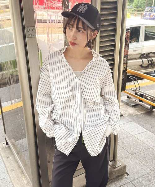 niko and… ブラウス シャツ 「MODE NORM CORE」2WAYカラービッグ