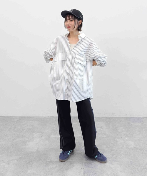 niko and… ブラウス シャツ 「MODE NORM CORE」2WAYカラービッグ