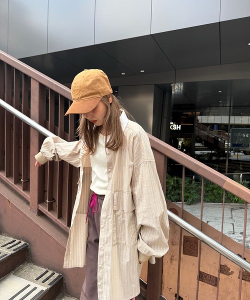 ブラウス シャツ 「MODE NORM CORE」2WAYカラービッグロングシャツ レディース niko and… ブラウス シャツ 「MODE NORM CORE」2WAYカラービッグ
