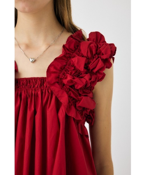 新品未使用moussy SHOULDER FRILLS トップス MOUSSY | SHOULDER FRILLS トップス (その他トップス ) |SHEL