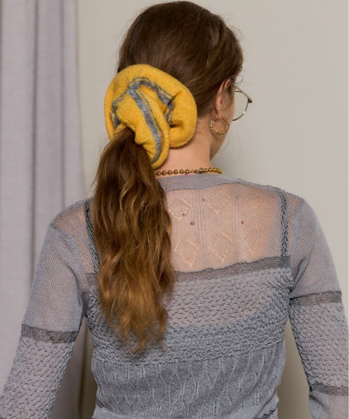 MAISON SPECIAL（メゾンスペシャル） シュシュ Knit Scrunchie/ニット