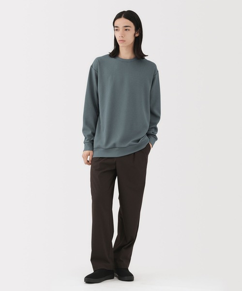 無印良品（MUJI） tシャツ 紳士 UVカット乾きやすいワッフルクルー