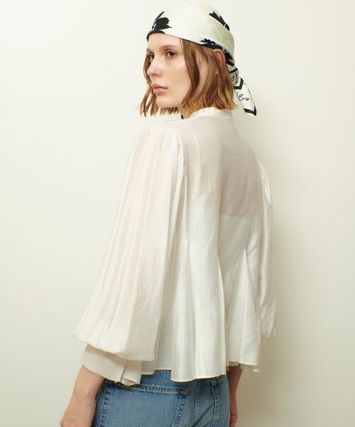 allureville（アルアバイル） ブラウス シャツ ヘムマチフレアブラウス