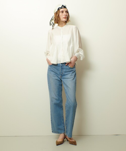 allureville（アルアバイル） ブラウス シャツ ヘムマチフレアブラウス