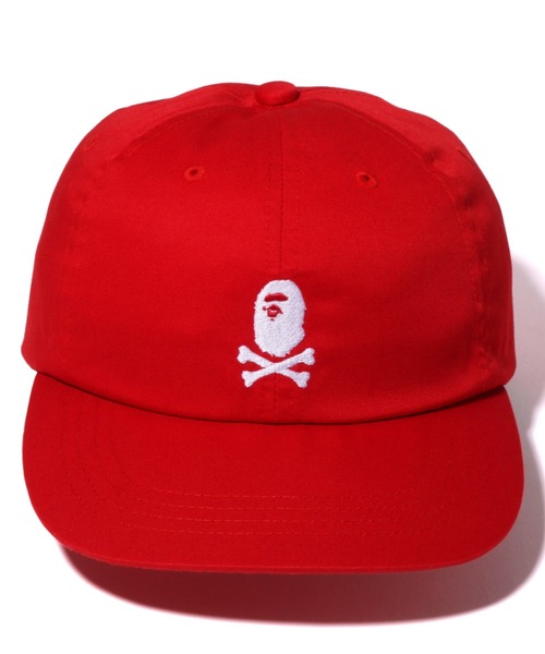 A BATHING APE キャップ　未使用 A BATHING APE 「A APE」 キャップ FREE レッド メンズ