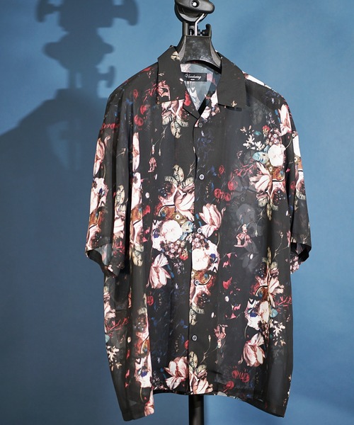 「unrelaxing」 半袖シャツ FREE グリーン メンズ_画像2