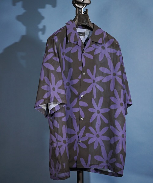 「unrelaxing」 半袖シャツ FREE グリーン メンズ_画像6