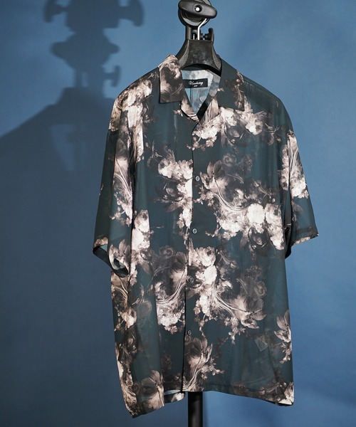 「unrelaxing」 半袖シャツ FREE グリーン メンズ_画像8