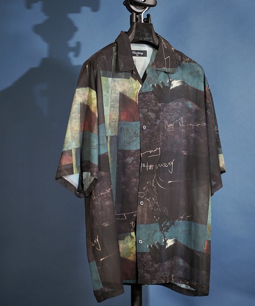 「unrelaxing」 半袖シャツ FREE グリーン メンズ_画像9