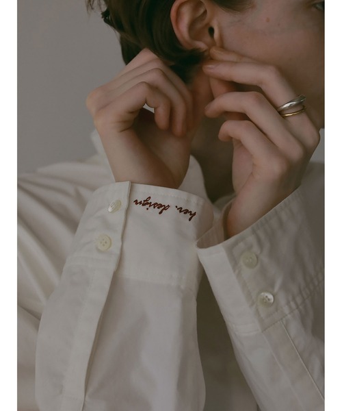 HER. ブラウス シャツ HER．designオーバーシャツ レディース