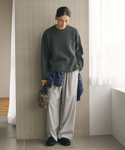 BEAUTY＆YOUTH UNITED ARROWS ニット セーター ネップカラーライン