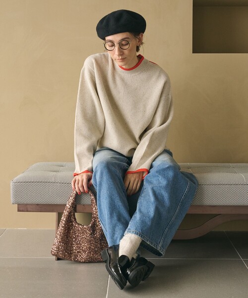 BEAUTY＆YOUTH UNITED ARROWS ニット セーター ネップカラーライン
