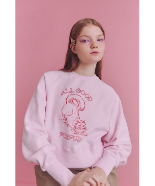 FURFUR（ファーファー） スウェットカットソー FREE ピンク レディース