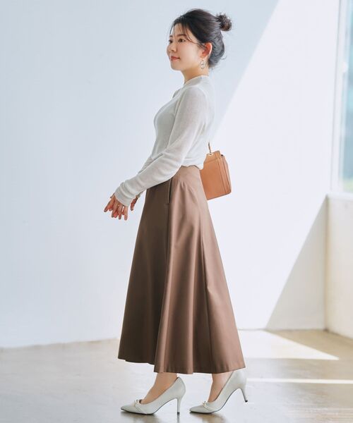 スカート エスカルゴフレアスカート 「低身長・小柄女性」 : ZOZOTOWN