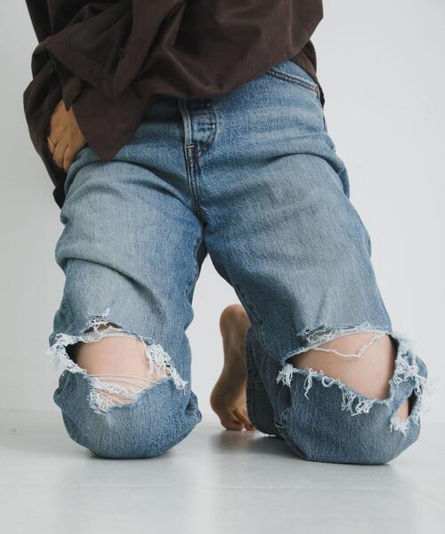ジーンズ デニム デニムパンツ Levi’s　Exclusive RIBCAGE STRAIGHT ANKLE レディース | Levi's | 03