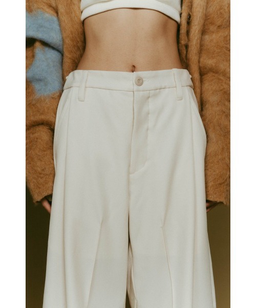 Knuth Marf（クヌースマーフ） ワイドパンツ パンツ front slit pants