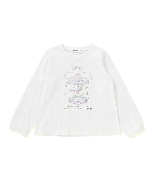 SLAP SLIP（スラップスリップ） tシャツ メリーゴーランドプリントT