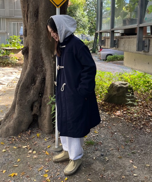 「BROKEN BASE」 ダッフルコート LARGE ブラック メンズ_画像8