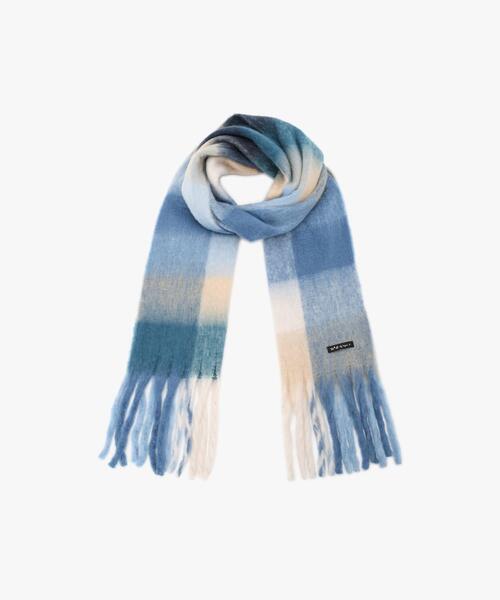To b. by agnes マフラー ストール WEB限定 ブロックチェックストール