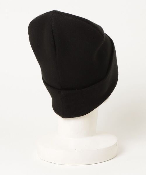 「MARCELO BURLON」 刺繍ニットキャップ S ブラック メンズ_画像2