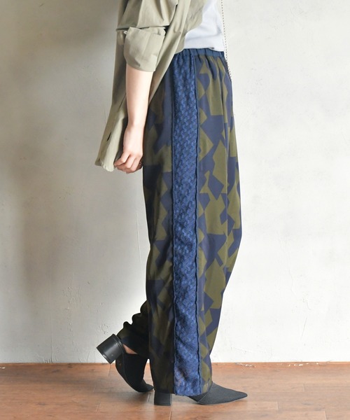 「BITTOKO」 イージーパンツ FREE オフホワイト レディース_画像9