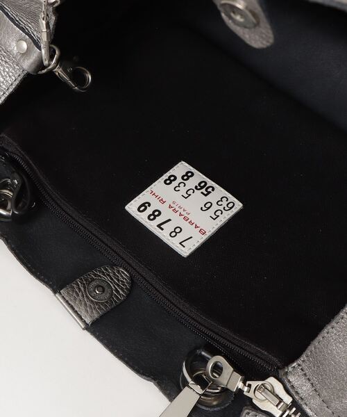 「BARBARA RIHL」 トートバッグ - シルバー レディース_画像4