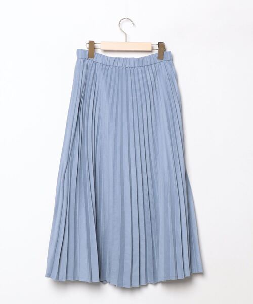 「Simplicite」 プリーツスカート - ブルー レディース_画像2