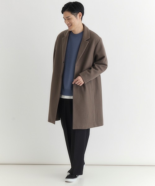 BACK NUMBER チェスターコート コート 「BACK NUMBER」ライトメルトン