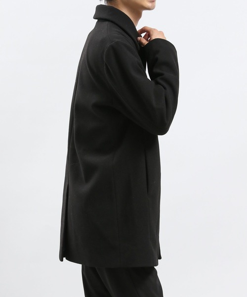 「GLOBAL WORK Smile Seed Store」 ステンカラーコート MEDIUM ネイビー メンズ_画像6