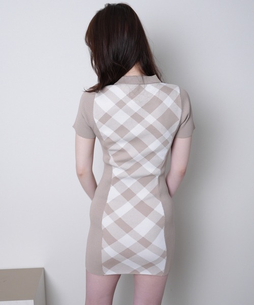 「LIPSERVICE」 半袖ワンピース FREE ブラック レディース_画像4