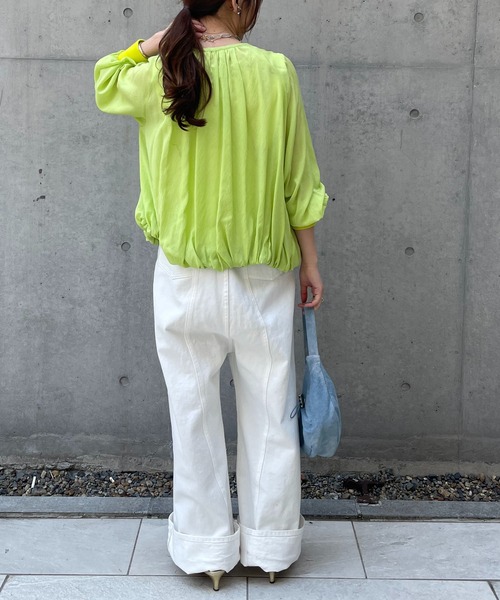 「COLLAGE GALLARDAGALANTE」 ブルゾン FREE オフホワイト レディース_画像5