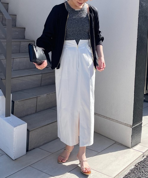 「COLLAGE GALLARDAGALANTE」 ブルゾン FREE オフホワイト レディース_画像7