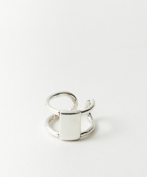 「PHILIPPE AUDIBERT」 リング 11号 シルバー レディース_画像3