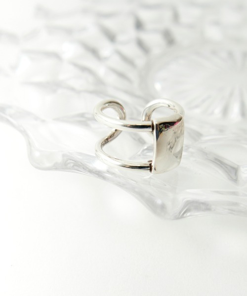 「PHILIPPE AUDIBERT」 リング 11号 シルバー レディース_画像4