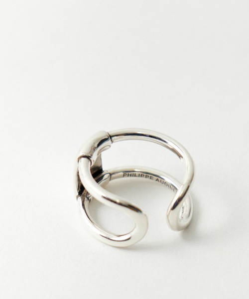 「PHILIPPE AUDIBERT」 リング 11号 シルバー レディース_画像7