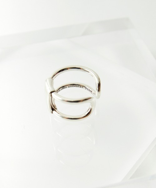 「PHILIPPE AUDIBERT」 リング 11号 シルバー レディース_画像8