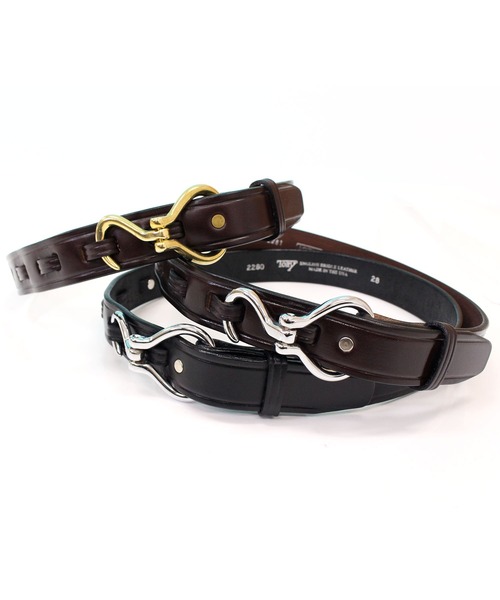 「TORY LEATHER」 ベルト 30 ブラック メンズ_画像3