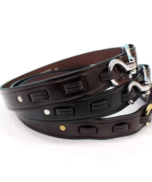 「TORY LEATHER」 ベルト 30 ブラック メンズ_画像5