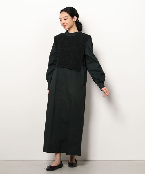 BEAUTY＆YOUTH UNITED ARROWS 長袖ワンピース FREE ホワイト