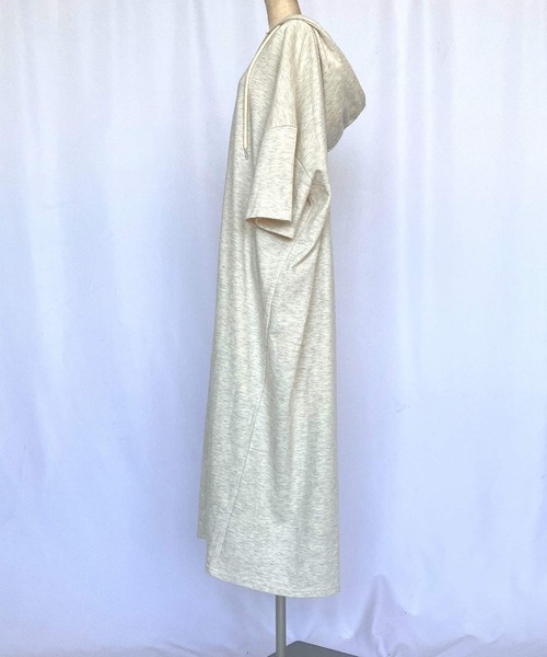 「Q」 半袖ワンピース MEDIUM ブラック レディース_画像4