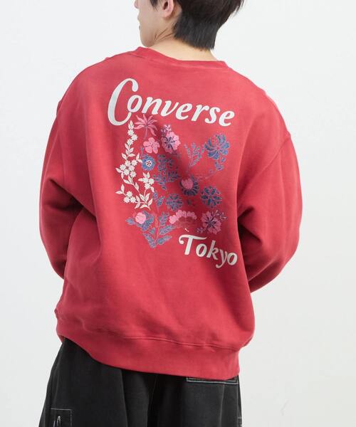 コンバーストウキョウ スウェット CONVERSE TOKYO トレーナー スウェット TIGER LOGO SWEAT レディース