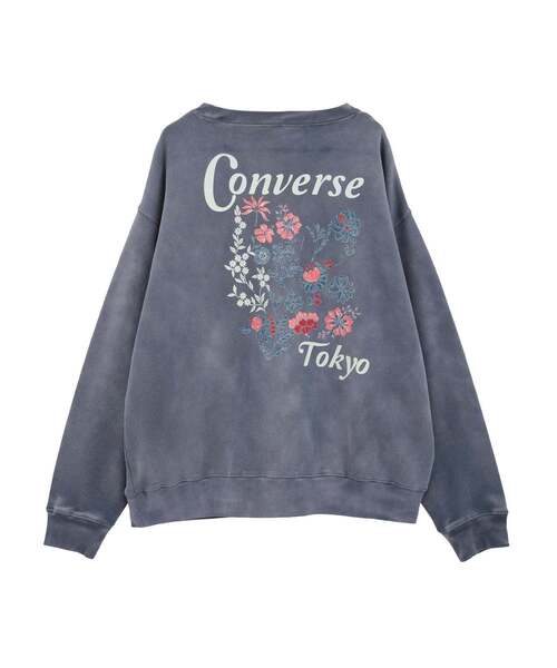 CONVERSE TOKYO トレーナー スウェット BACK FLOWER PRINT SWEAT